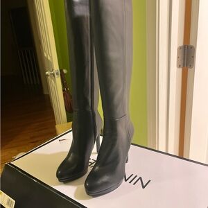 Nine West Black Over the Knee Boots